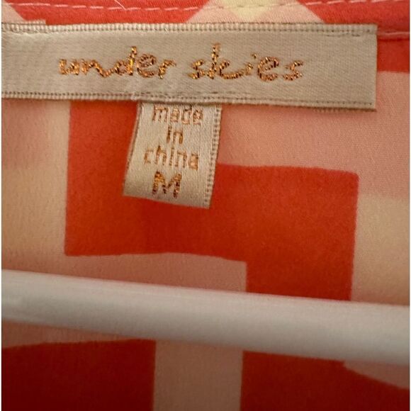 EUC Beautiful Under Skies blouse top with chevron pattern- size M - Picture 2 of 4